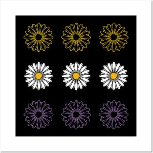 Daisy flower Posters and Art